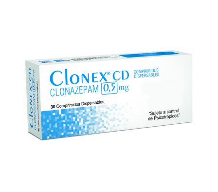 CLONEX CD 0.50MG C-DISP CAJA X 30