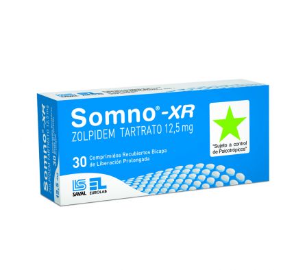 SOMNO XR 12.5MG CO-RV CAJA X 30