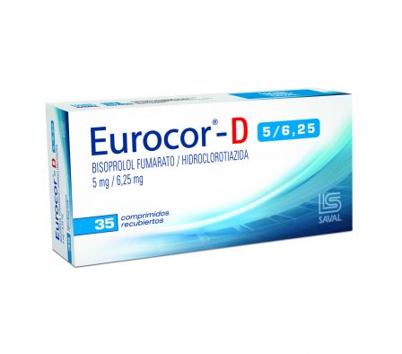 EUROCOR D 5/6.25MG CO-RV CAJA X 35