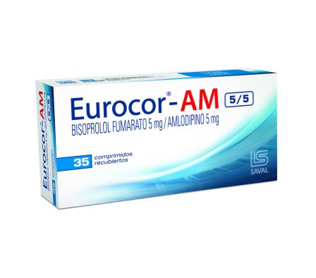 EUROCOR AM 5/5MG COMP. CAJA X 35
