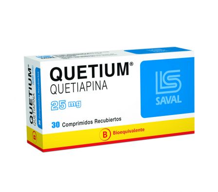 QUETIUM 25MG CO-RV CAJA X 30