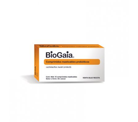 BIOGAIA 10 COMPRIMIDOS MASTICABLES