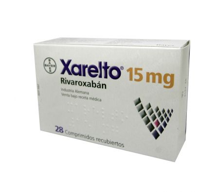 XARELTO 15 MG CAJA X 28 COMPRIMIDOS