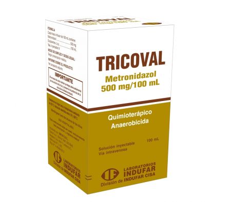 TRICOVAL 500MG ENDOV AMPOLLA X 100ML