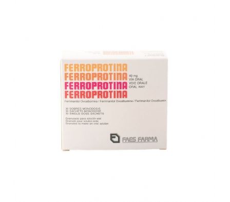 FERROPROTINA 40 MG X 30 SOBRES