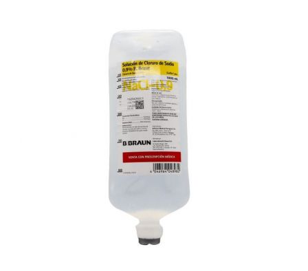 SUERO FISIOLOGICO 1000 ML. BBRAUM (GAESA)