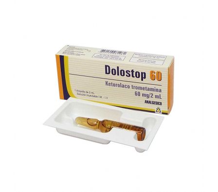DOLOSTOP 60 MG AMPOLLA X 2 ML
