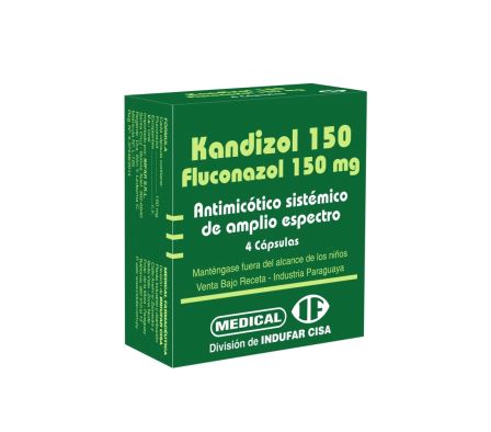 KANDIZOL 150MG CAPS CAJA X 4