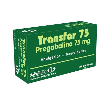 TRANSFAR 75MG CAPS CAJA X 30