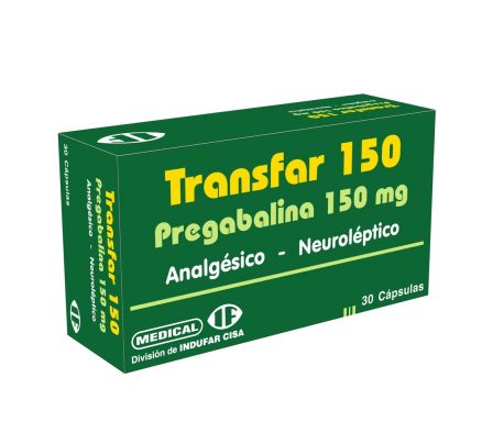 TRANSFAR 150MG CAPS CAJA X 30