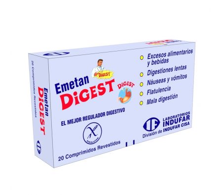 EMETAN DIGEST 2.5MG TABL. CAJA X 20