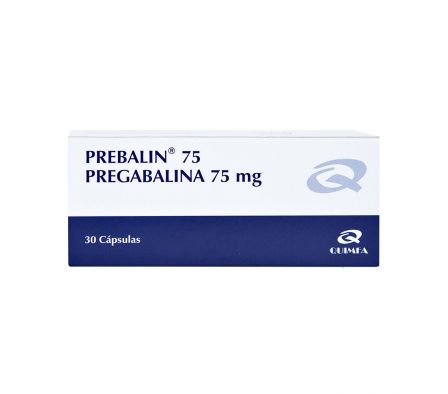 PREBALIN 75MG CAPS CAJA X 30