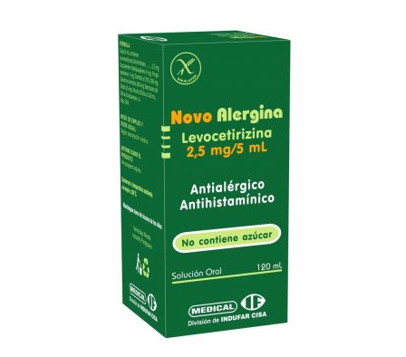 NOVO ALERGINA 2.5MG JARAB FRASCO X 120ML