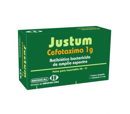 JUSTUM 1GR INTR. AMPOLLA X 1 X 10ML