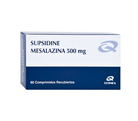 SUPSIDINE MESALAZINA 500MG COMP. CAJA X 60