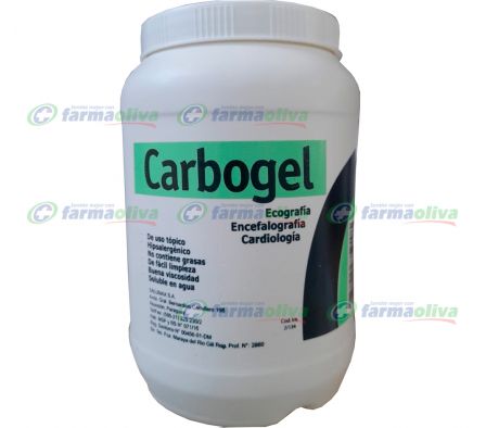 CARBOGEL X 1 KILO. - PARA ECOGRAFIAS - ENCEFALOGRAFIA - CARDIOLOGIA