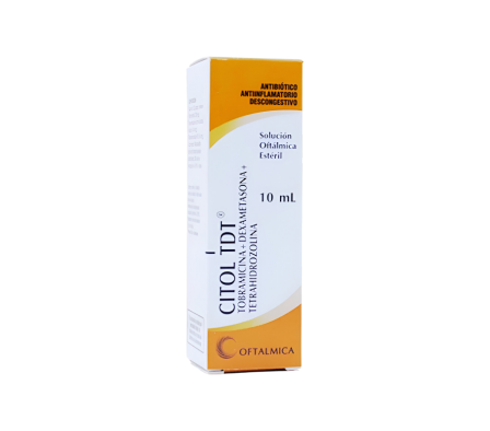 CITOL OFTALMICA TDT 100MG GT-OF FRASCO X 10ML