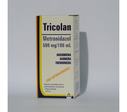 TRICOLAN 500 MG. INY. I.V. FCO. X 100 ML