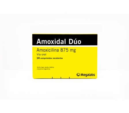 AMOXIDAL DUO  CO-RV CAJA X 14