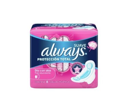 ALWAYS MAXIMA PROTECCION SUAVE  C/ALAS X 8 UNIDAD