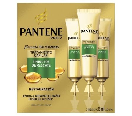 PANTENE AMPOLLAS TRATAMIENTO  X 3 AMPOLLAS