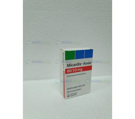 MICARDIS AMLO 80/10 80MG COMP. CAJA X 28