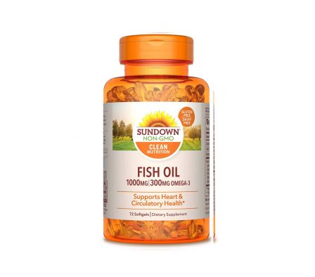 SUNDOWN FISH OIL 1000MG CAPS FRASCO X 72