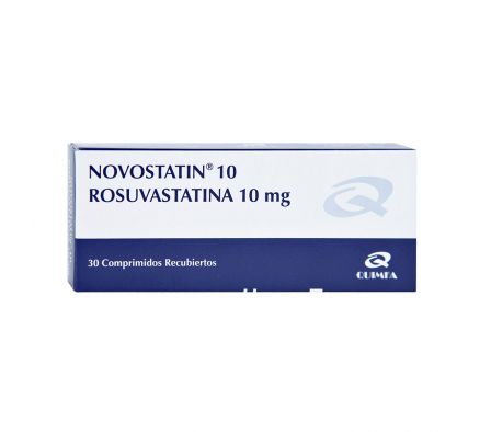 NOVOSTATIN 10MG T-REC CAJA X 30
