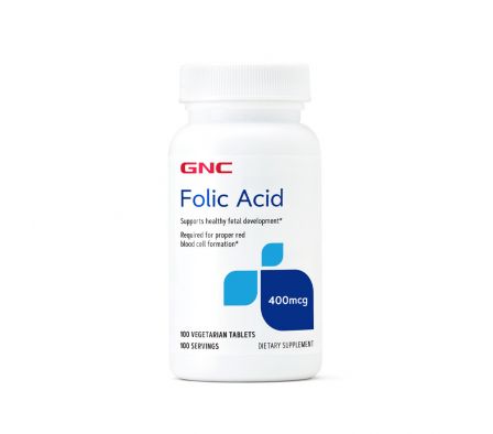 GNC FOLIC ACID 400MG X 100 TAB