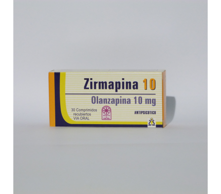 ZIRMAPINA 10MG TABL. CAJA X 30