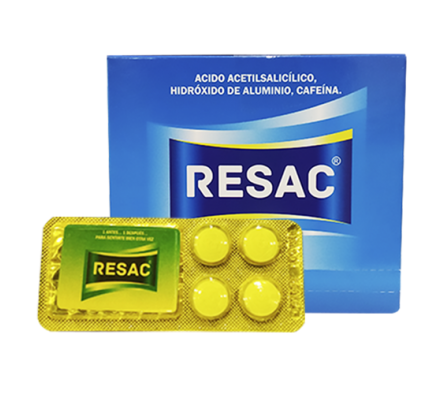 RESAC EXHIBIDOR 250MG COMP. BLISTER 25 X 4