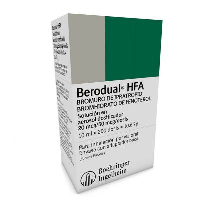 Berodual Hfa aerosol x 10 ml 200 dosis