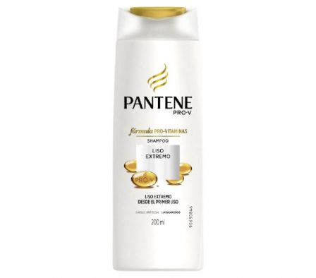 PANTENE LISO EXTREMO SHAMPOO. 200 ML.