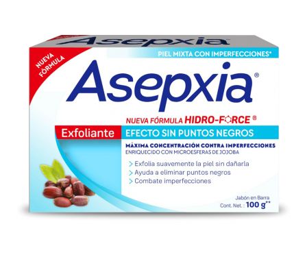 ASEPXIA JABON EXFOLIANTE X 100 GR.