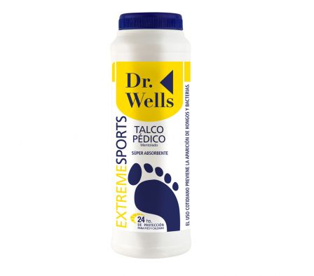 DR. WELLS TALCO PEDICO MENT. EXTREME X 100GR