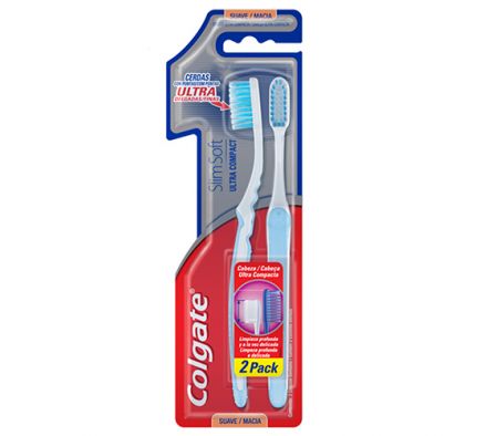 COLGATE CEPILLO SLIM SOFT 2X1