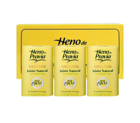HENO DE PRAVIA CAJA X 3 JABONES ARG.