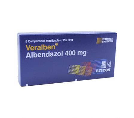 VERALBEN 400MG COMP. CAJA X 5