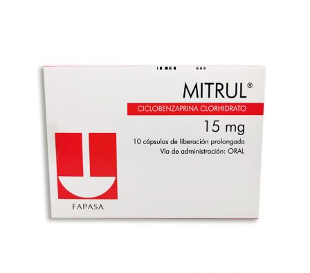 MITRUL 15MG CAPS CAJA X 10