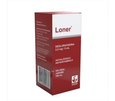 LONER 2.5MG JARAB FRASCO X 100ML