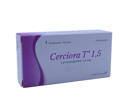 CERCIORA T 1.50MG TABL. CAJA X 1