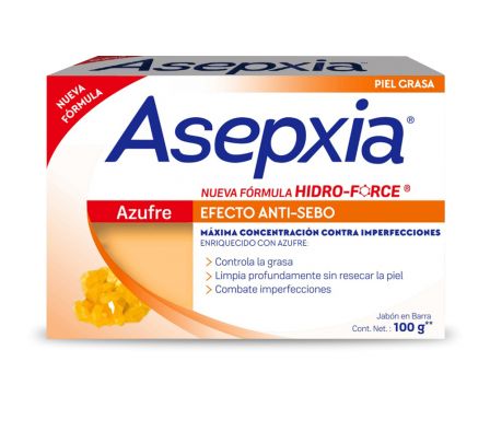 ASEPXIA JABON AZUFRE X 100 GR.