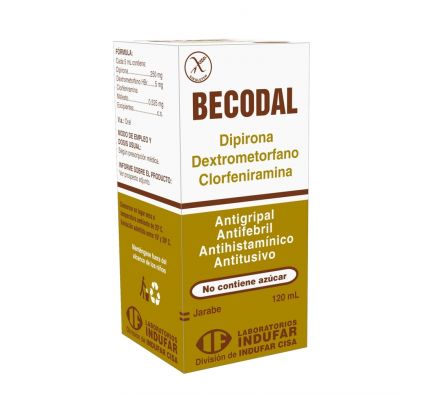 BECODAL 0.525MG JARAB FRASCO X 120ML