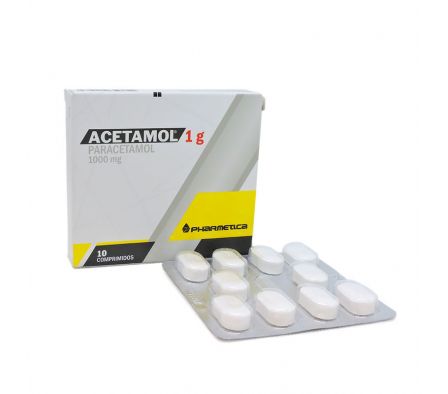 ACETAMOL 1GR COMP. CAJA X 10