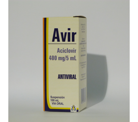 AVIR 400MG/5ML SP-OR ENVASE X 100ML