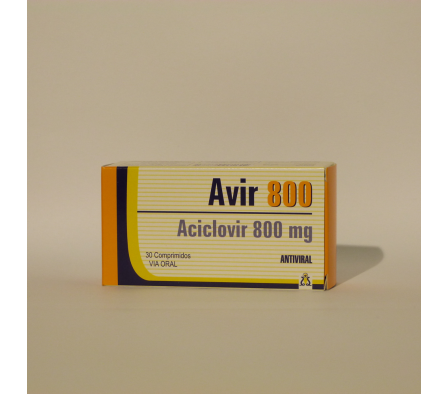 AVIR 800MG COMP. CAJA X 30