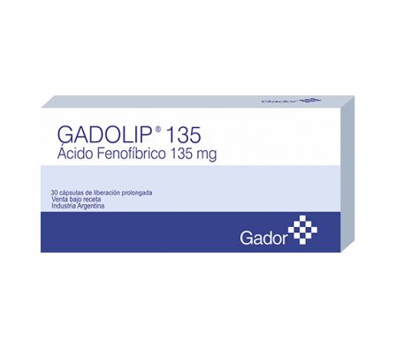 GADOLIP 135MG CAPS CAJA X 30