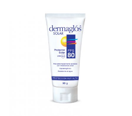DERMAGLOS SOLAR FPS 80 X 90 ML.
