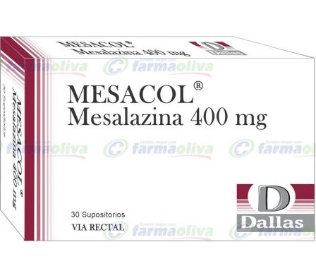 MESACOL 400MG SUP-A CAJA X 30