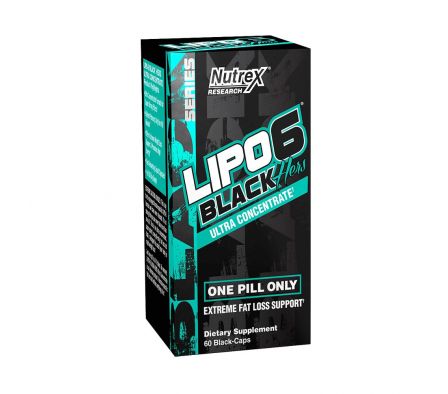 LIPO 6 BLACK 4MG CAPS CAJA X 60